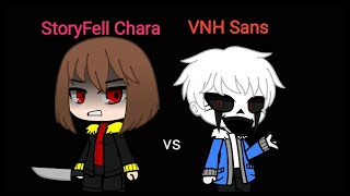 StoryFell Chara Vs VHS Sans/Gacha club/Animation