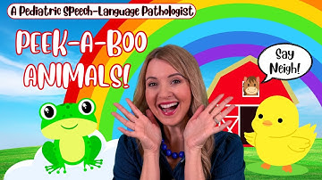 Learn To Talk With Ms. LoLo | Sounds, Colors, Animals, First Words | Peekaboo & Nursery Rhymes