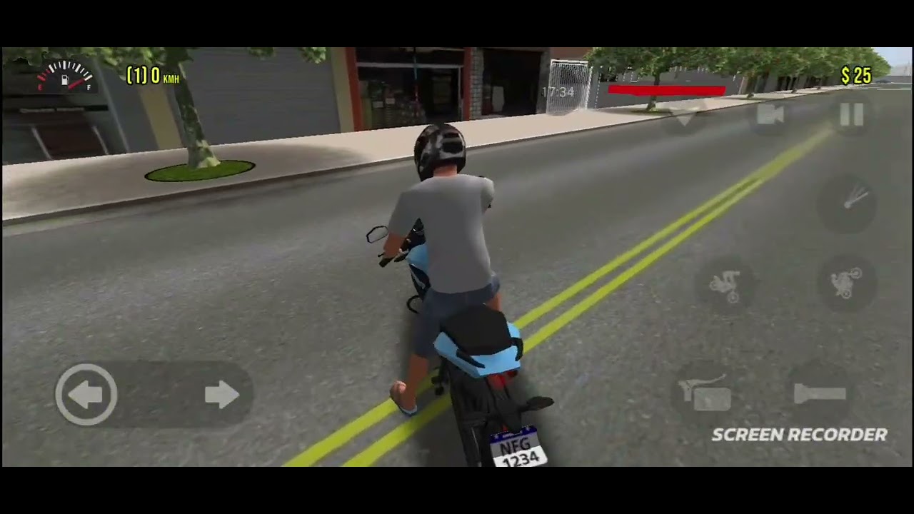 Primeiro jogando mofo wheelie 3D no começo sem dinheiro infinito 
