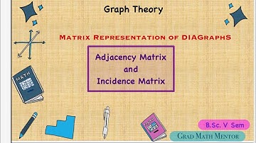 Matrix Representation of Directed Graph | Adjacency and Incidence matrix | Graph Theory 