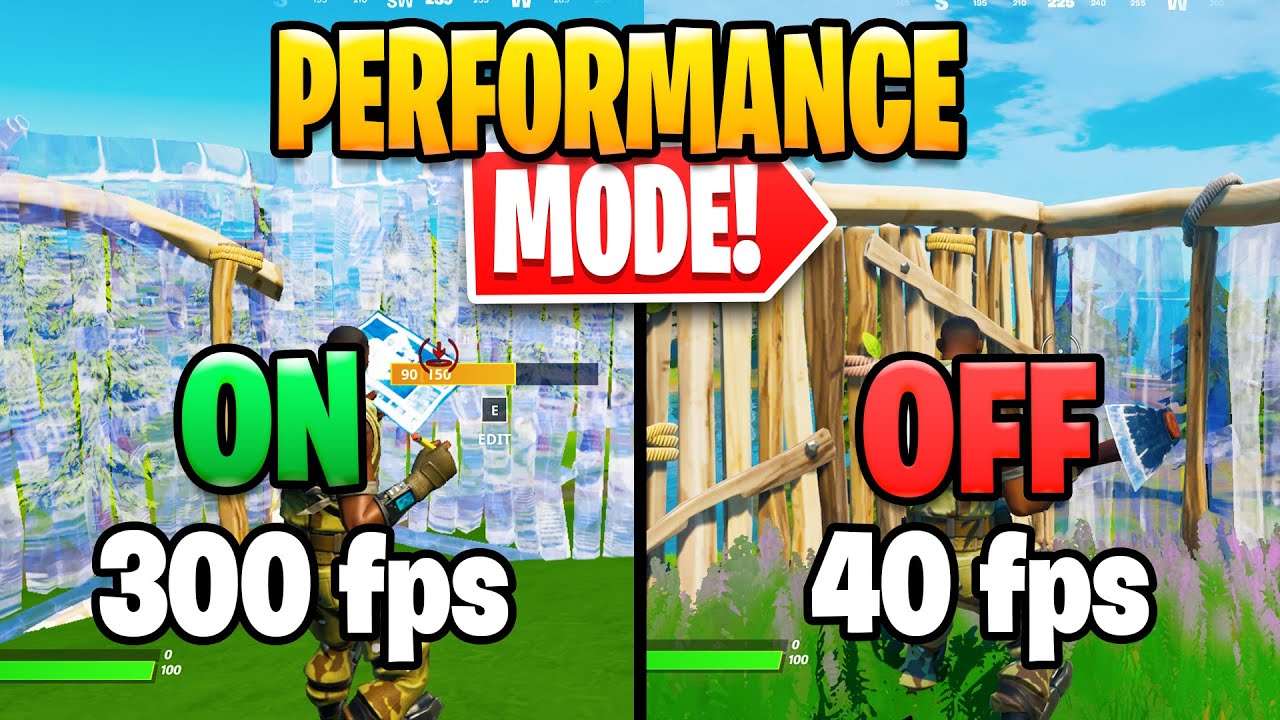 Performance Mode On or Off in Fortnite? Increase Your FPS YouTube