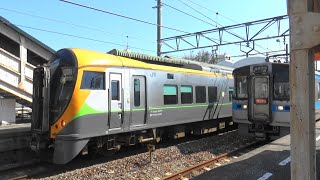 JR8600系　壬生川駅 到着・発車