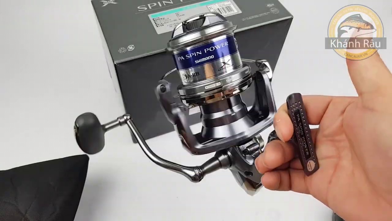 Máy Shimano Power Aero Spin Power lô 5 - lô 8 Đồ Câu Khánh Râu