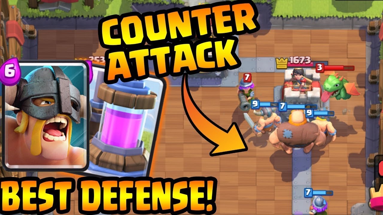 Clash Royale Best Defense Counter Attack YouTube