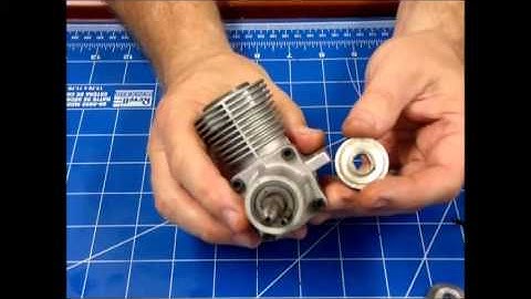 Enya 60-4C Part 3: head inspection, gear box removal and more