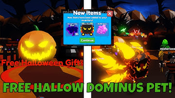 HOW TO GET THE HALLOW DOMINUS PET IN MINING SIMULATOR 2! | ROBLOX