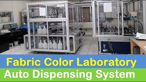 Lab Auto Dispenser Machine, Lab Dispensing Process, Textile Dyeing Factory (Dyeing Lab)