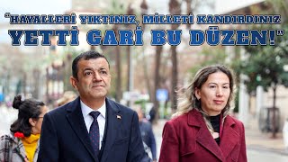 “HAYALLERİ YIKTINIZ, MİLLETİ KANDIRDINIZ YETTİ GARİ BU DÜZEN!” Resimi