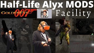 James Bond Meets Jeff | Half-Life Alyx VR | Mods |  2nd Facility Level | Goldeneye 007 N64