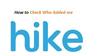 How to Check who Added me on Hike screenshot 5