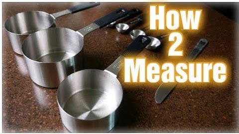 How to Easily Measure For Baking | Beginner Basics | PLUS Unboxing Measuring Tool Set from AMAZON