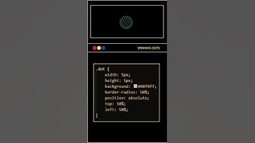 Snipping Dots | Html Css Javascript  #coding #animation #html #css