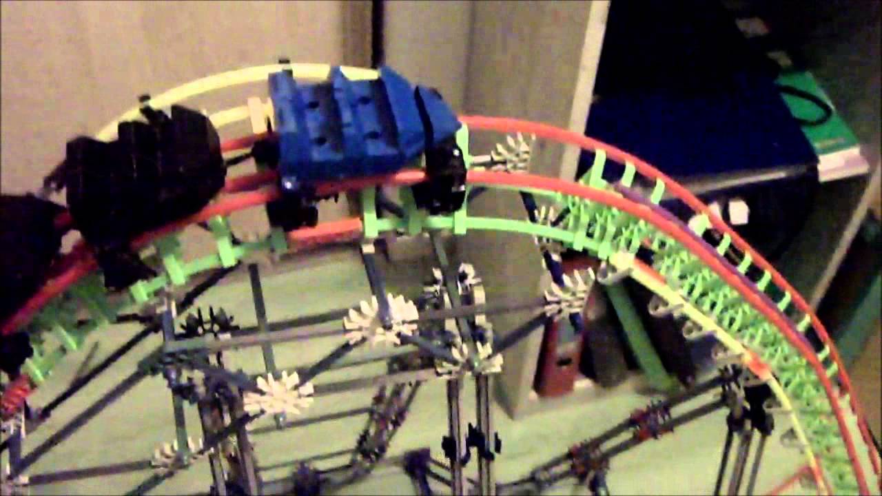 K nex coaster WWS Update #1 (Tube supported coaster) - YouTube