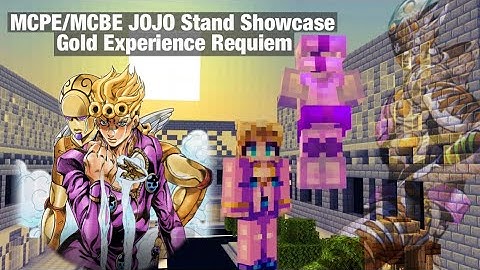 MCPE/MCBE JOJO Stand Showcase『Gold Experience Requiem V2』