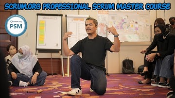 A Glimpse Of Scrum.org Professional Scrum Master Training Facilitated by the Scrum Master in Black