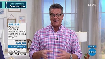 Panasonic Call Block Button with 16,000 Number Blocking