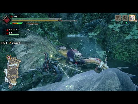 [MHRise体験版]スラッシュアックス×レイアでタマミツネの討伐！10:02[モンスターハンターライズ]