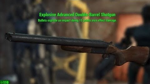 Why the explosive double barrel shotgun is my main weapon in fallout 4