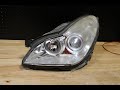 2006-2011 Mercedes Benz CLS Xenon Headlight Disassembly