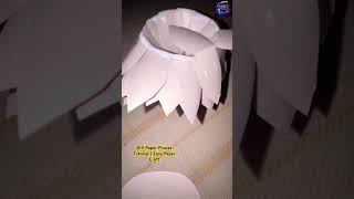 DIY Paper Flower Tutorial | Easy Paper Craft #creativewish #paperflower #craft