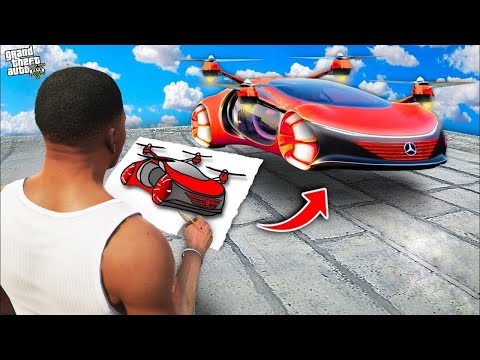 Franklin Found a Magic Drawing Pencil in GTA 5 !