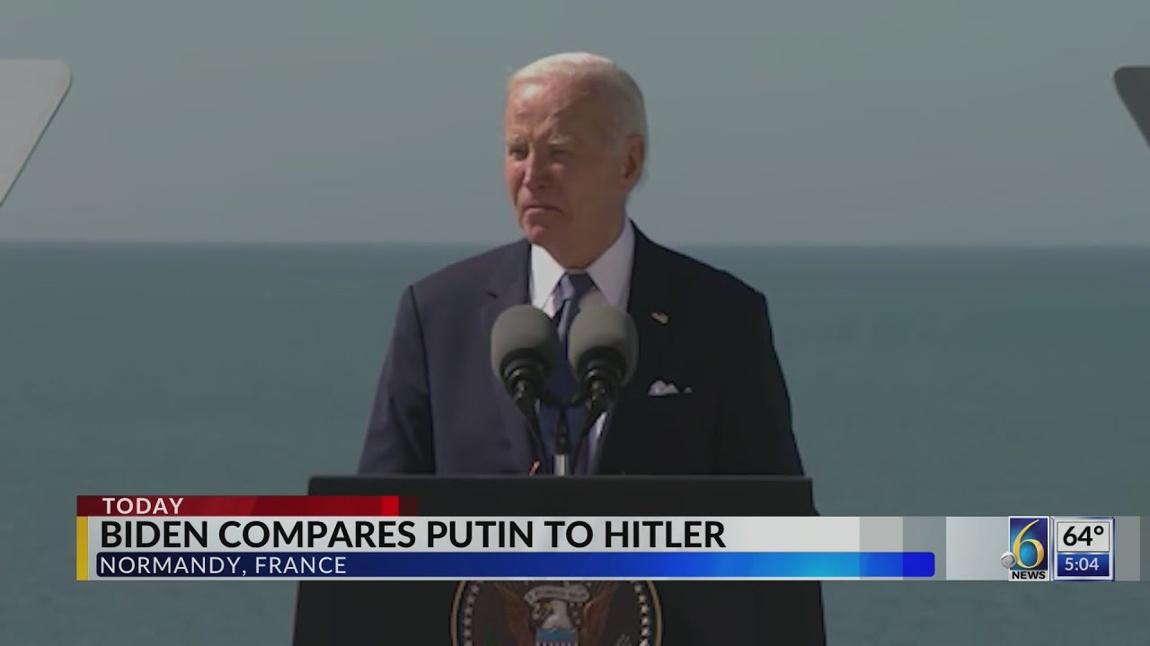 Biden compares Putin to Hitler