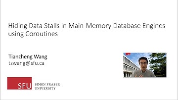 Hiding Data Stalls in Main-Memory Database Engines using Coroutines