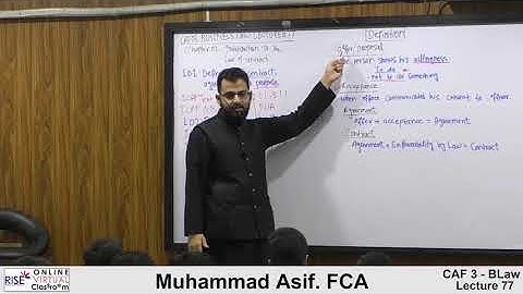 Caf 3 l Sir Asif Lecture 77