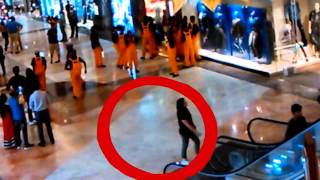 GHOST FOLLOW GIRL IN SHOPPING MALL! Mall CCTV Caught Ghost