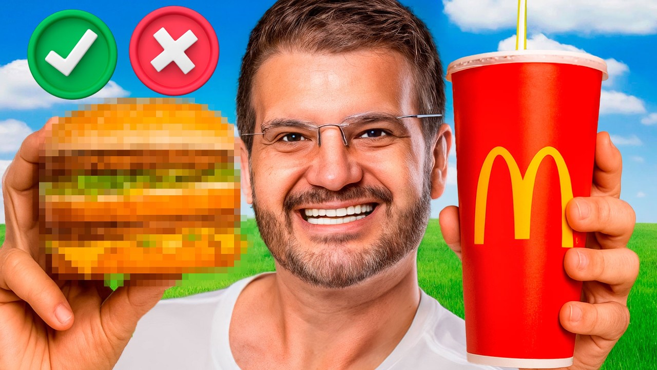 Provei os itens menos pedidos no drive-thru dos EUA