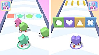 👑Shape Run All Level Gameplay Walkthrough Pro (Part-1) iCandy Games screenshot 2