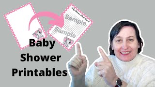 Create Baby Shower Printables For Etsy | Use Crispy Prints Software