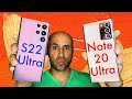 Galaxy S22 Ultra vs Note 20 Ultra: Diferencias y vale o no la pena actualizarse