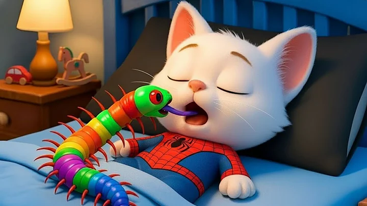 😱 OMG 🐛 Spider Kitten is in Big Trouble 🌈 Little Kitten’s Rainbow Bug Story