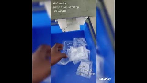 AUTOMATIC PASTE FILLING MACHINE 1-100ML