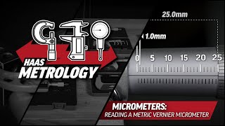 Reading a Metric Vernier Micrometer - HaasTooling.com by Haas Automation, Inc. 2,759 views 4 months ago 1 minute, 51 seconds