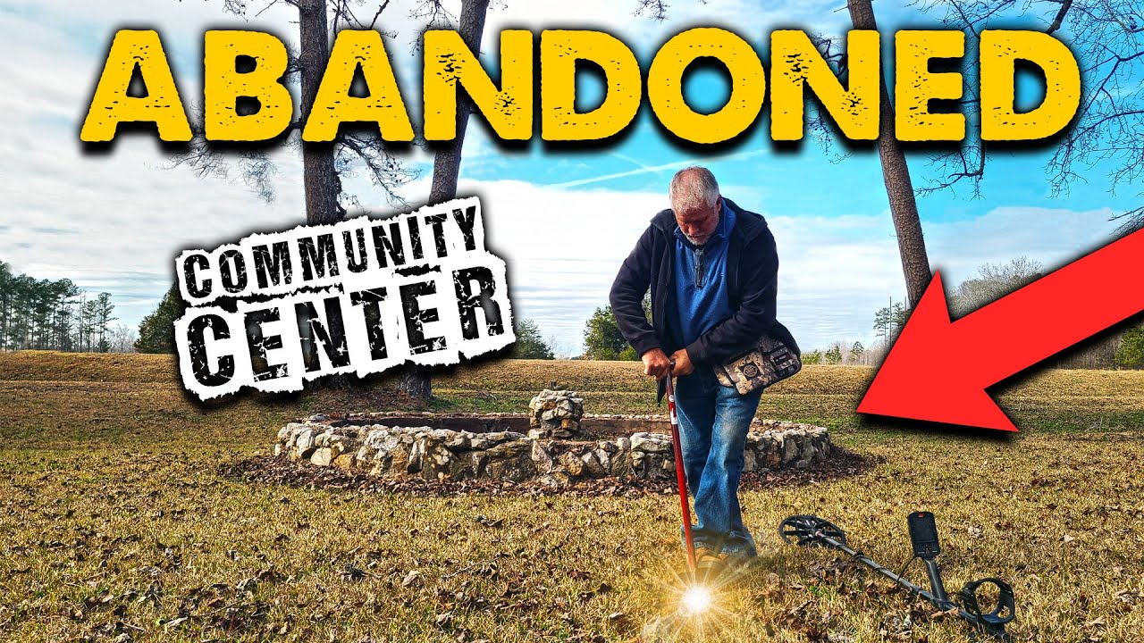 MASSIVE 123-YEAR-OLD Silver Coin Left Him Shaking!!! Metal Detecting ABANDONED Community Center!