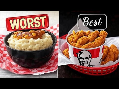 KFC Menu Items Ranked from Best to ABSOLUTE WORST