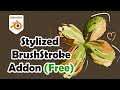 Stylized Brush Stroke Addon (free) - Blender