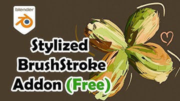 Stylized Brush Stroke Addon (free) - Blender