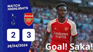 🔴Premier Liga | Tottenham vs Arsenal (2-3) HIGHLIGHTS: Saka!