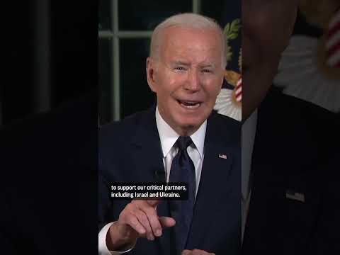 Biden pushes for Israel and Ukraine aid in rare Oval Office speech