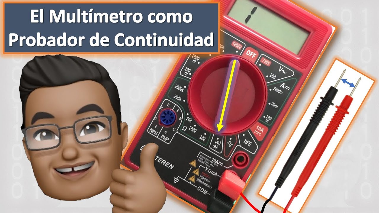 Video 14 Analógico. Multímetro como Probador de Continuidad - YouTube