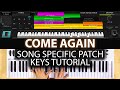 Come Again MainStage patch keyboard tutorial- Elevation Worship & Maverick City Music