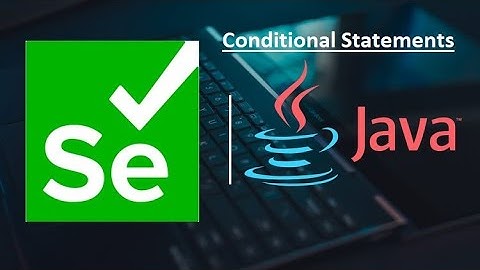 Day 4- Working with Java Conditional Statements | Java & Selenium | 2024 New series