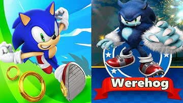 Sonic Dash - Werehog Unlocked and Fully Upgraded - All Characters Unlocked
