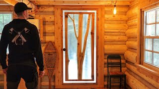 &quot;Floating&quot; Epoxy Tree Door DIY! / Ep103 / Outsider Cabin Build