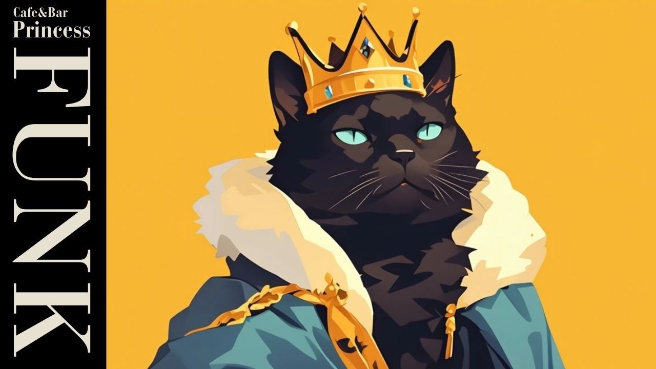 Calm Study Groove | Funk Guitar Chillhop 🎧 | Selected by the Black Cat | Chill, Groove & Focus