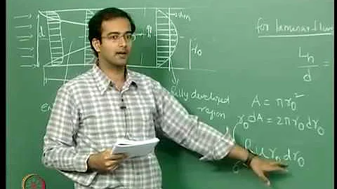 Mod 01 Lec 25 Laminar internal forced convection   fundament