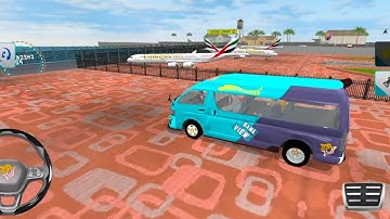 Bus Simulator Games 2025 - Van Transport Bus Driving 3D - Bus Game Android Gameplay - Van City Drive